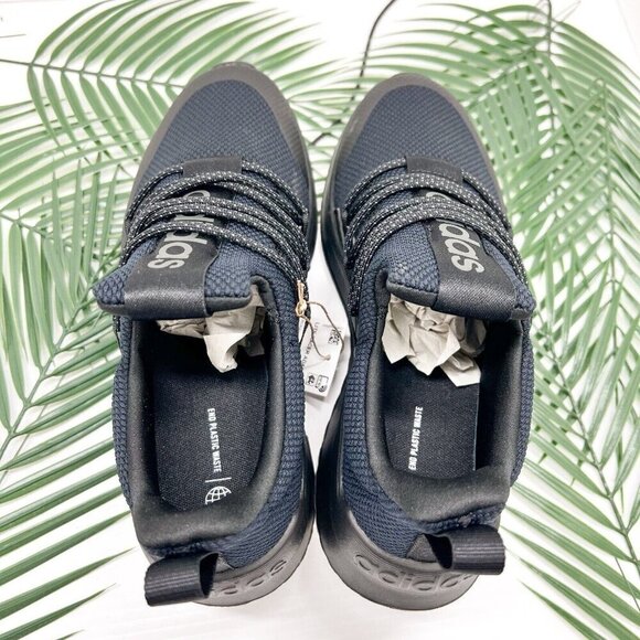 Adidas Light Racer Adapt 5.0 Black Slip-On Running Shoes Sz 7 NWB Comfort Gym - Picture 5 of 10